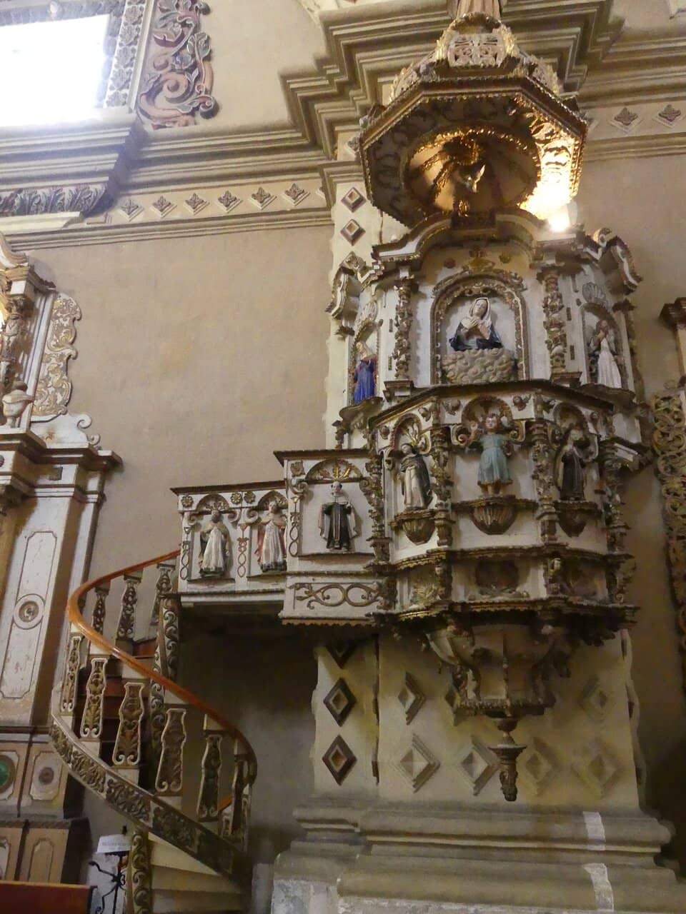 Elaborately Carved Pulpit