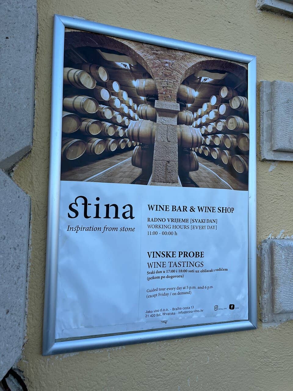 Stina Winery's Signature Wines