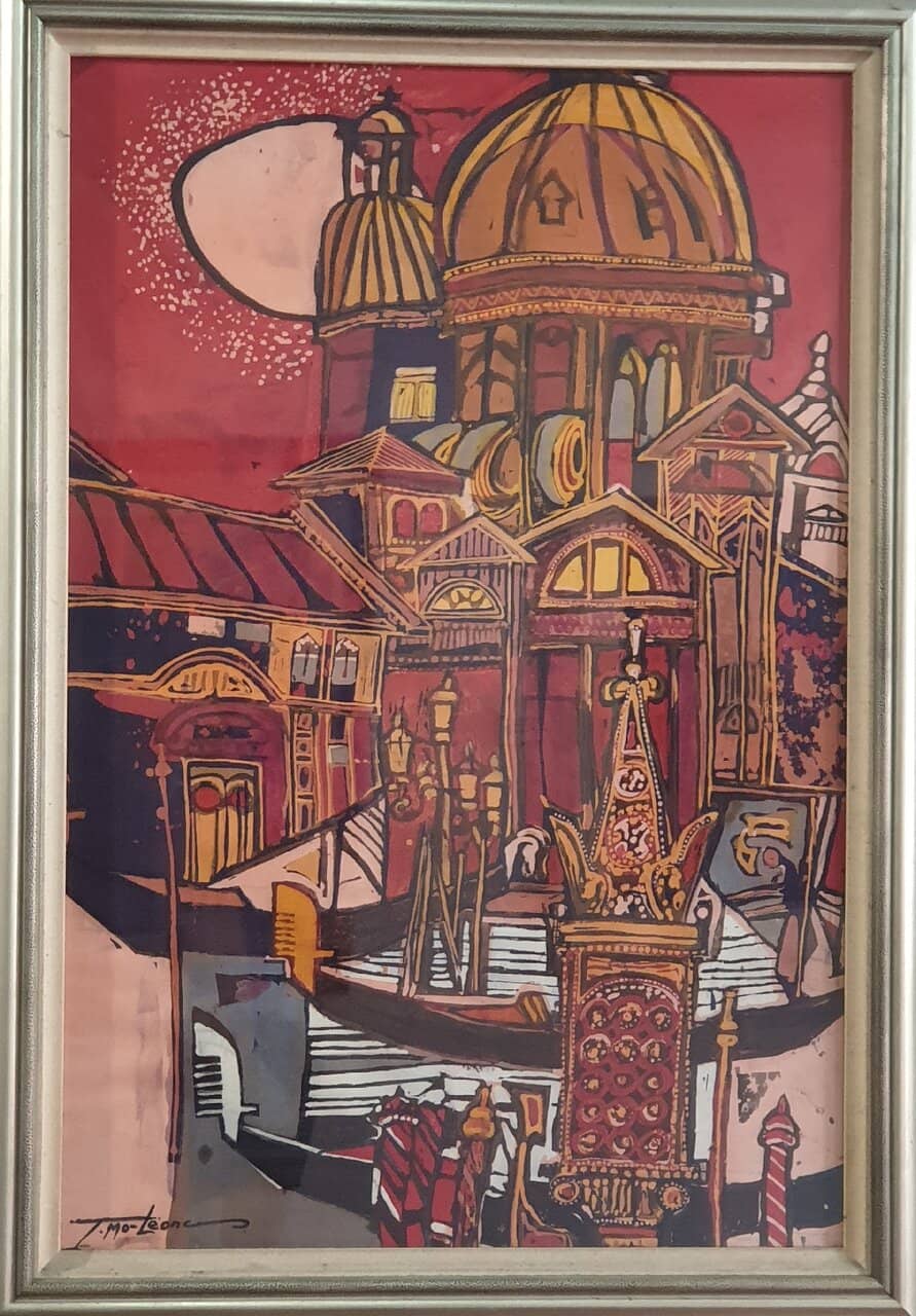 The Longest Batik Motive Glass Painting