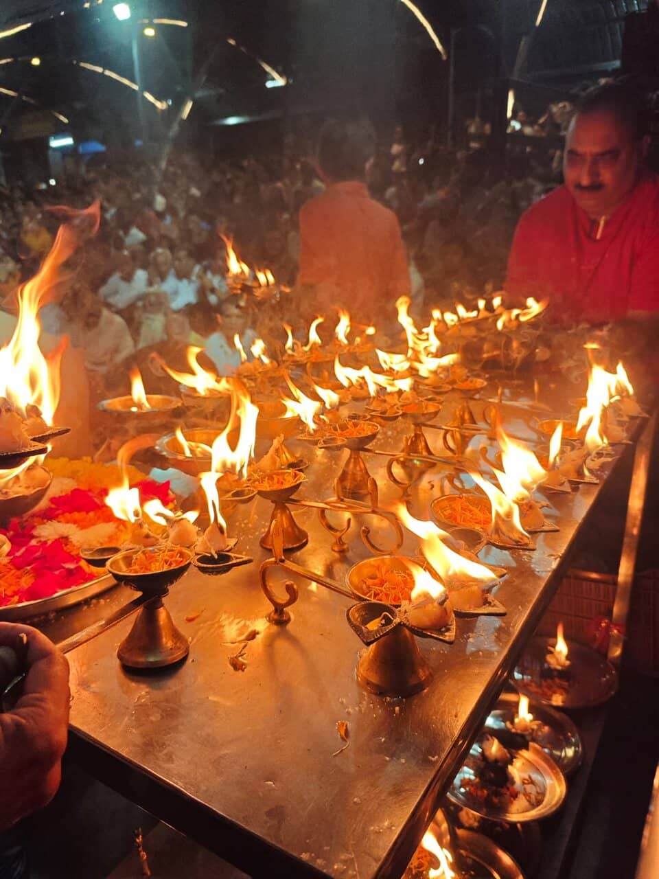 Ganga Aarti at Triveni Ghat