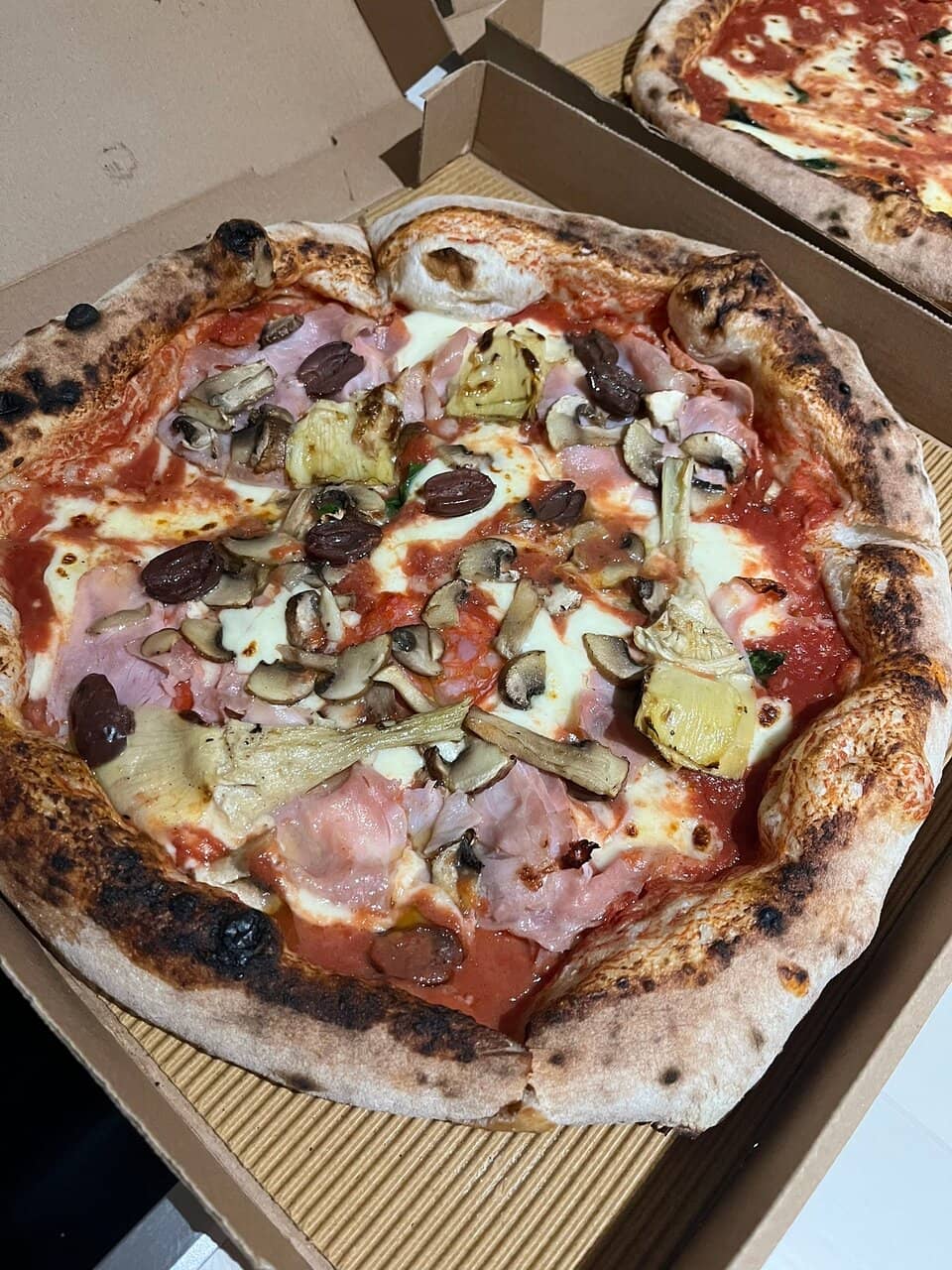 Pizza Bianca with Hot Honey