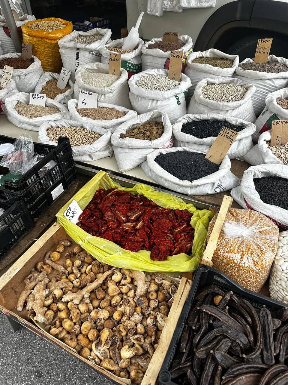 Vibrant Produce Stalls