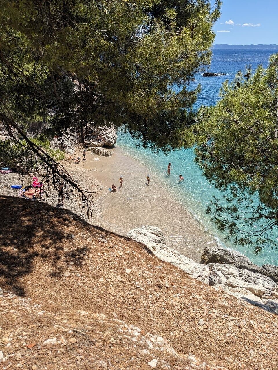 Picture from the path to beach