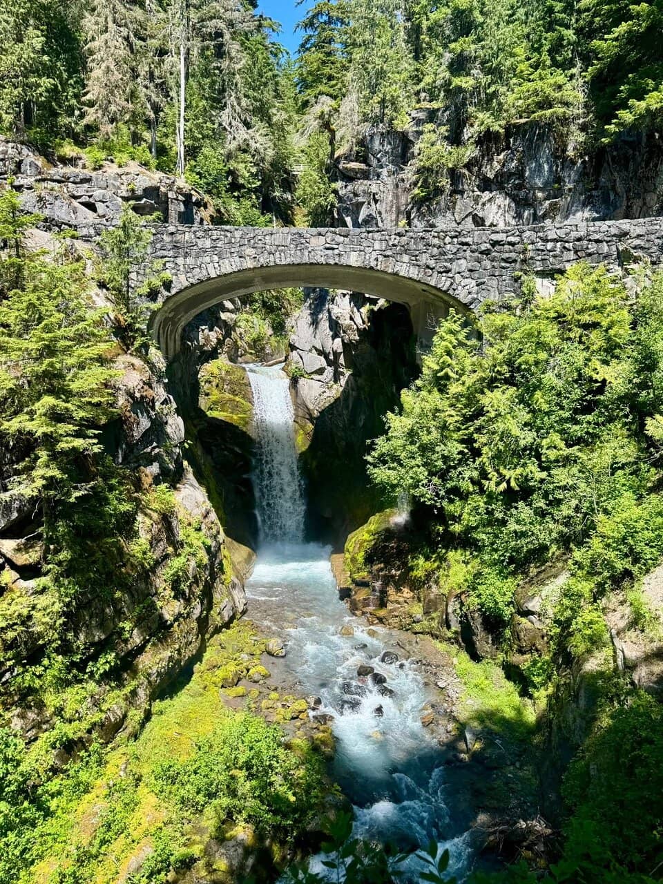 Roadside Waterfall View