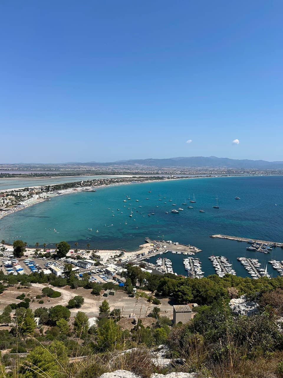 Crystal-Clear Waters Below