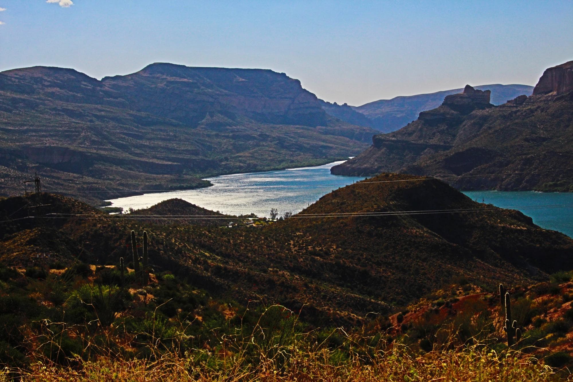 Apache Lake from above