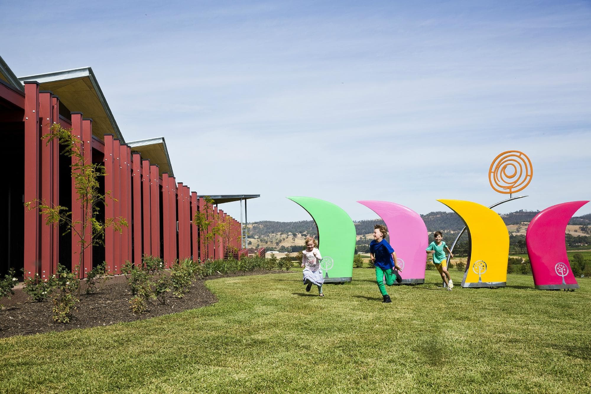 Plenty of room so the children can run and play