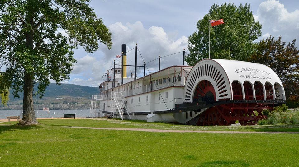 The outside of the boat