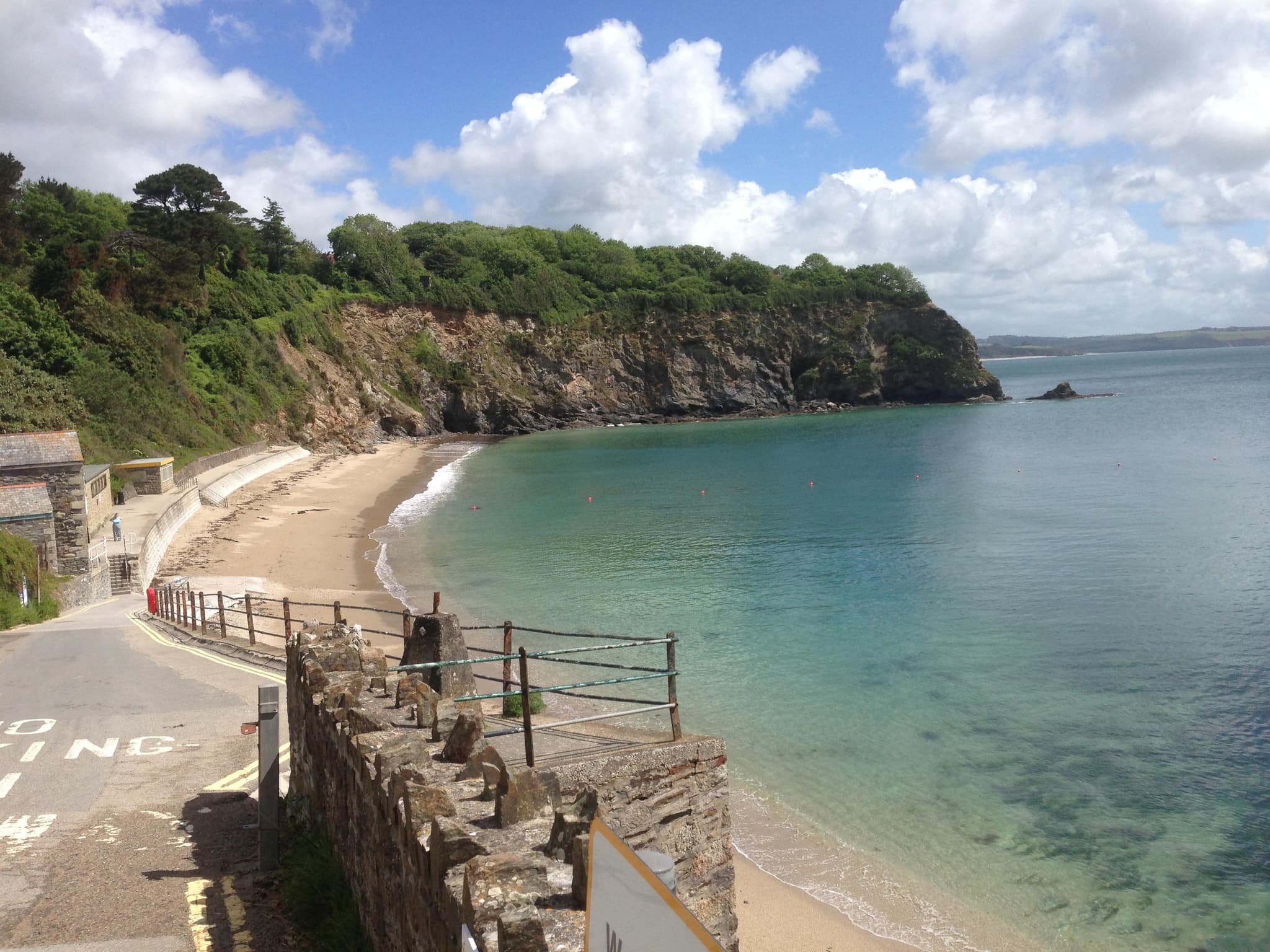 Safe sheltered cove