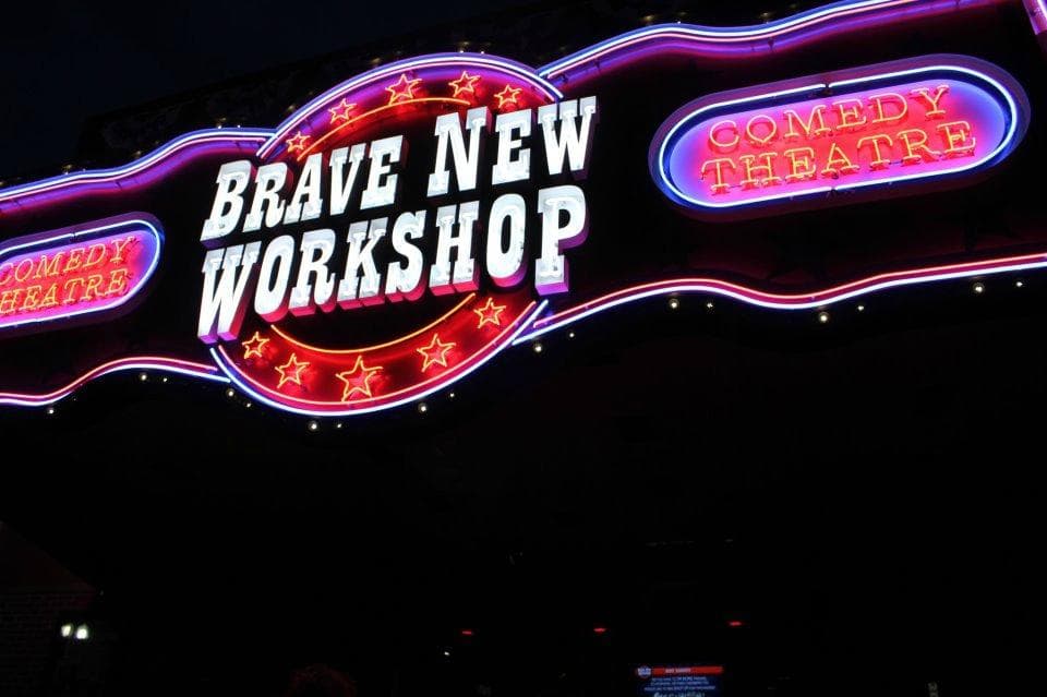 The BNW marquee in downtown Minneapolis