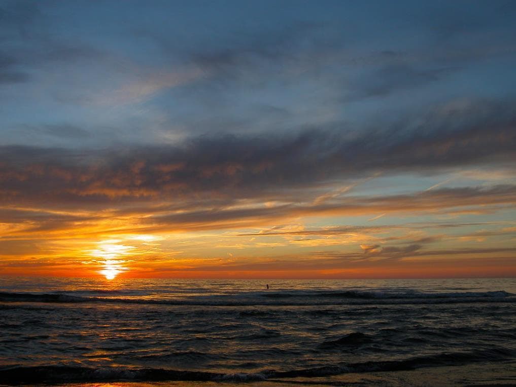 Sunset at Laketown Beach