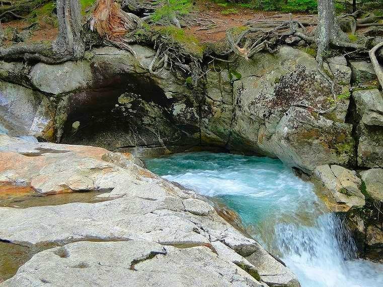 beautiful blue water