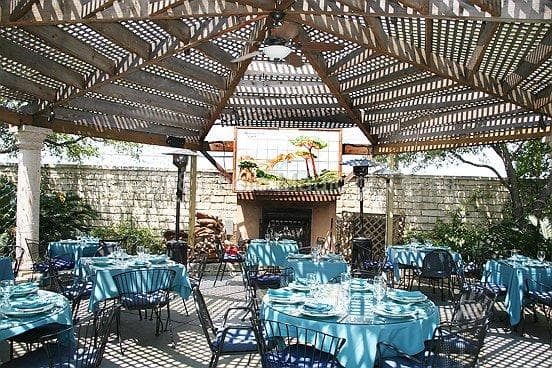Patio and Fireplace