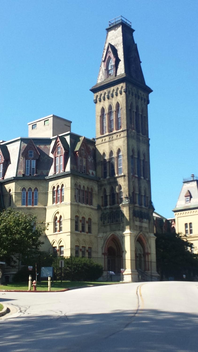One of the historic buildings in the Soldier's Home compound along the Hank Aaron Trail