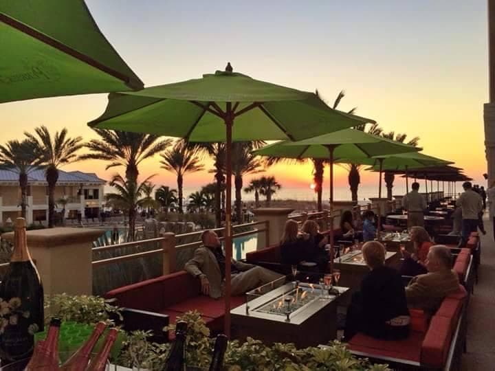 Balcony overlooking the Beach & Gluf