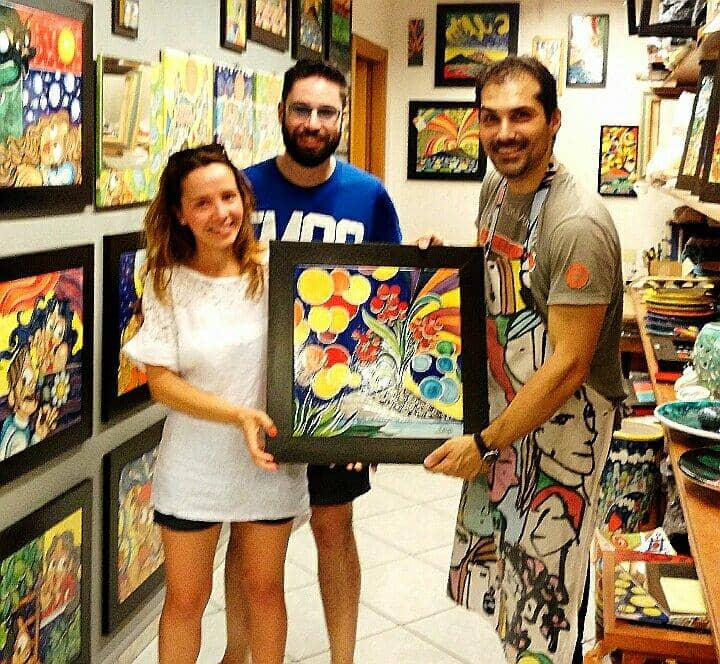 Hand-Painted Plates & Tiles