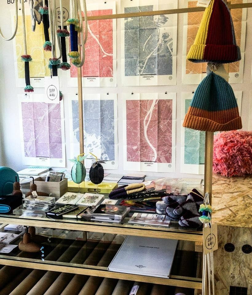 After the exhibition we stock the items in our shop part of the space.