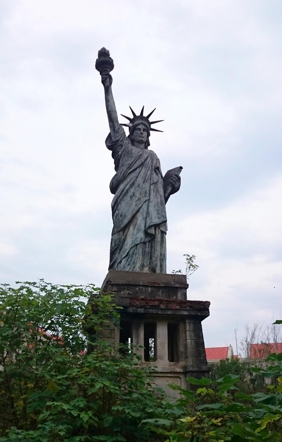 New York waterfront scene.