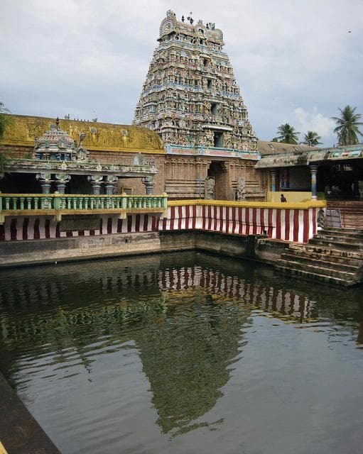 Temple Tank at Patteeswaram