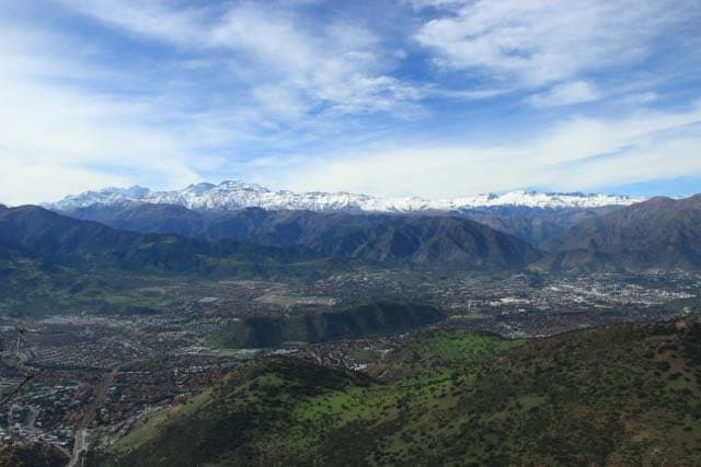 View on the way up