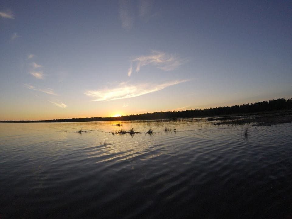 Sunset at Singing Sands.