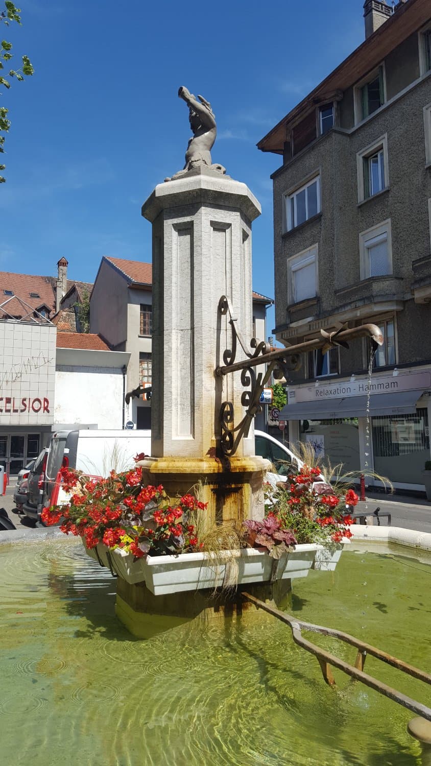 fontaine en centre ville