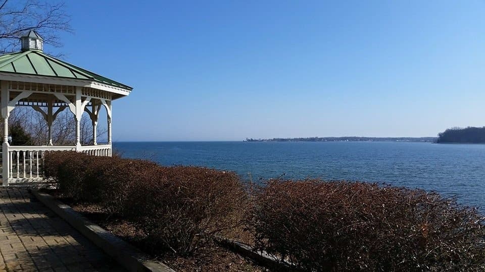 Gazebo overlooking the scenic South River