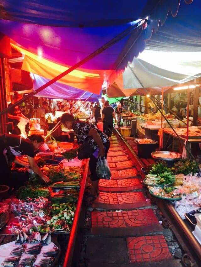 Maeklong Railway Market Bangkok