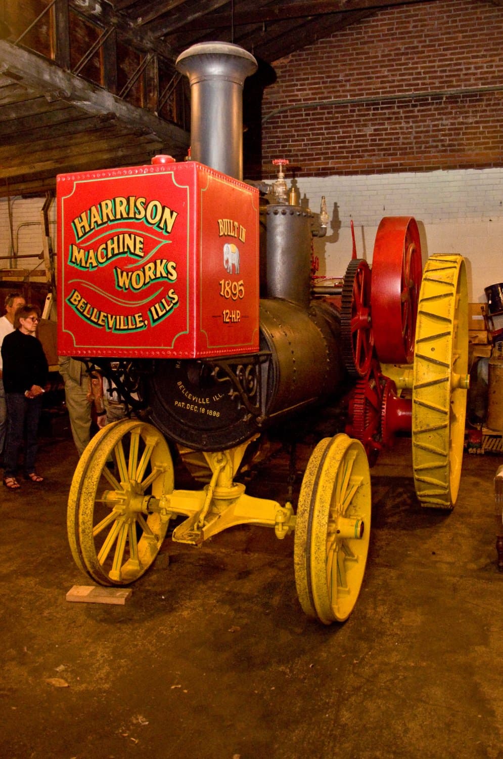 Jumbo ... Harrison Steam Engine built in Bellleville, IL 1895.