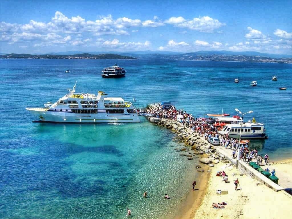 Cap.Fotis at the port of Ouranoupolis