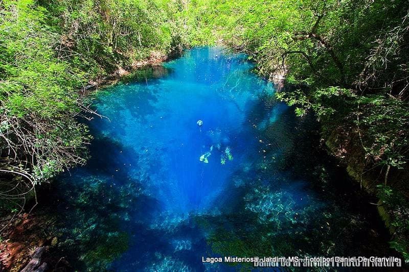 Lagoa Misteriosa: flutuação e mergulho com cilindro. Jardim, MS!