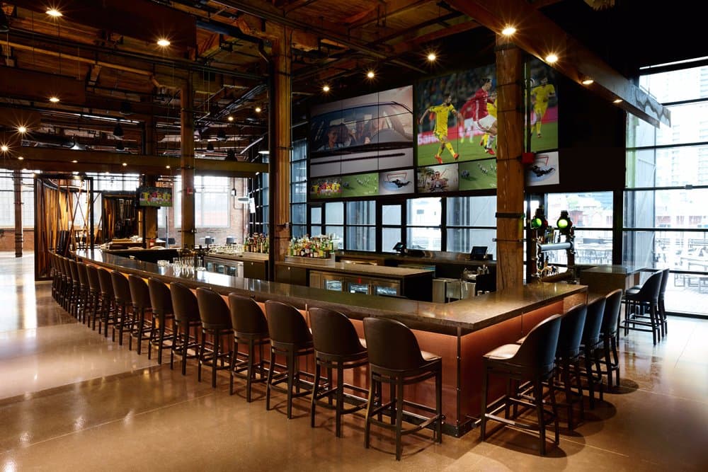 The main bar at THREE10.