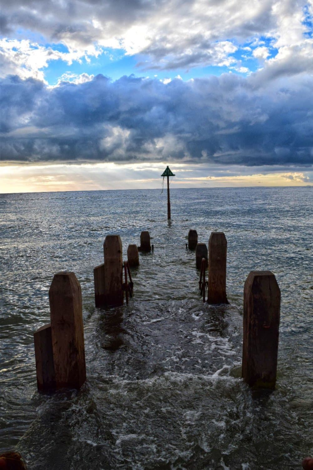 Tide coming in...