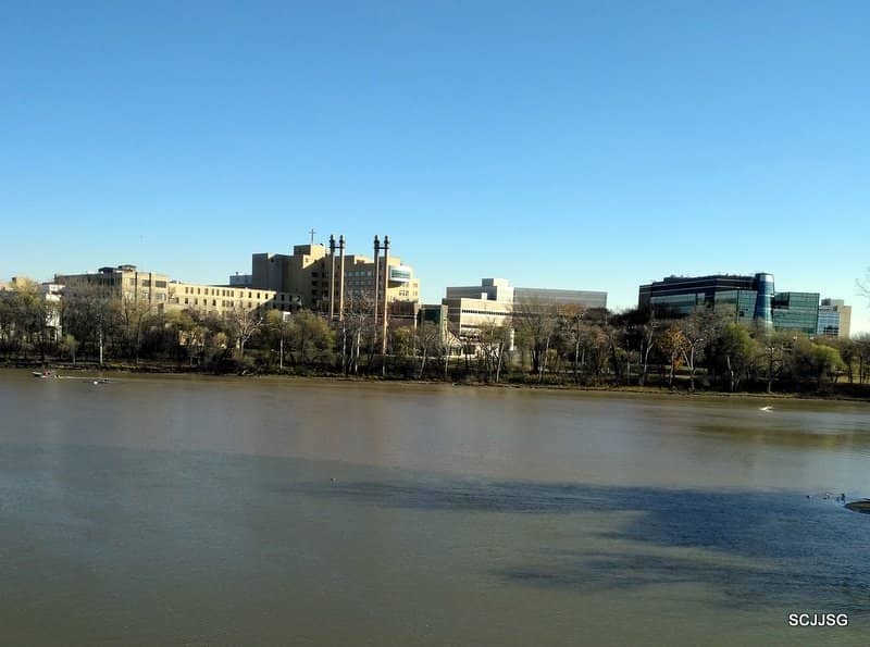 River Flood Levee Walk