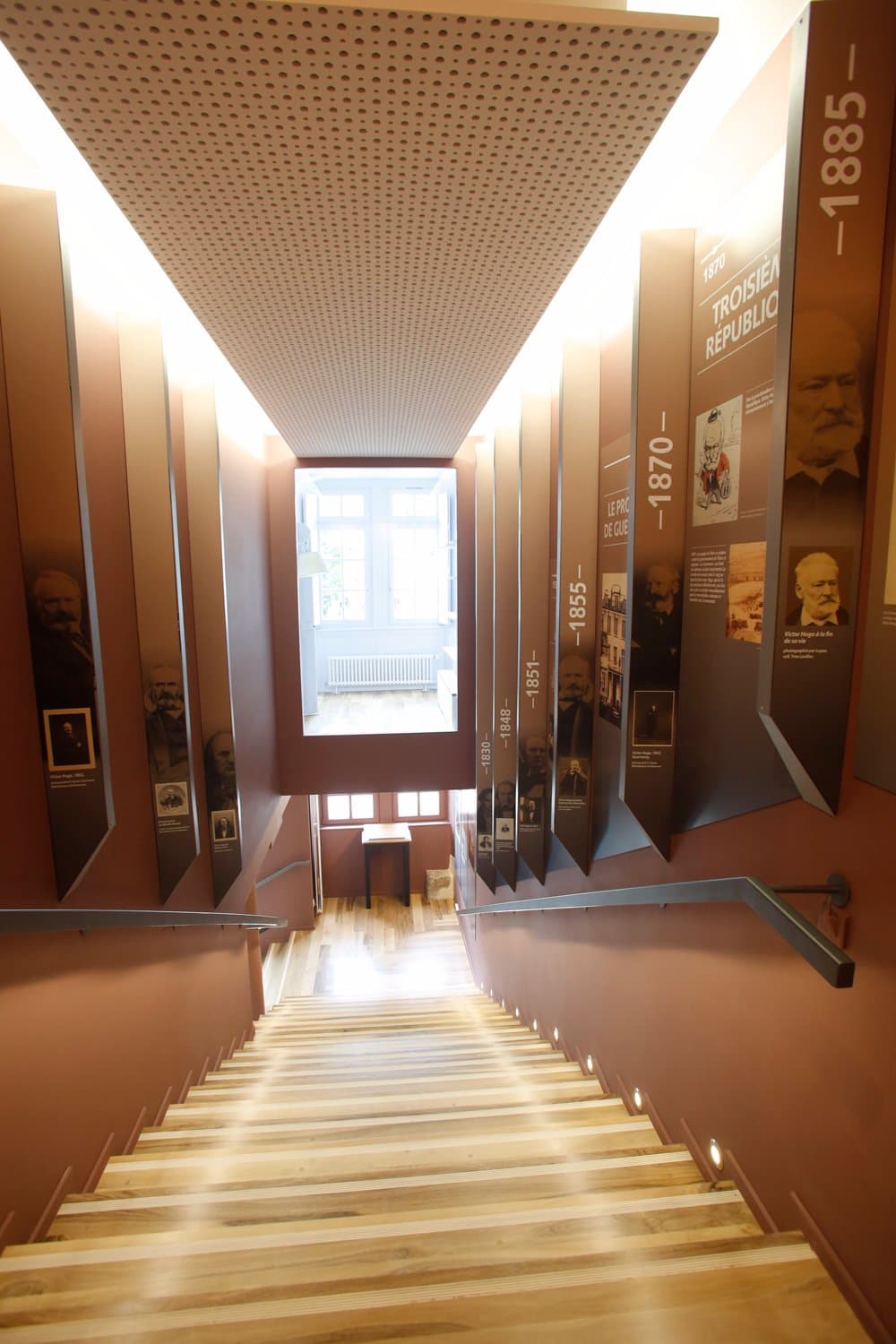 Escalier chronologique (photo JC Sexe / Ville de Besançon)