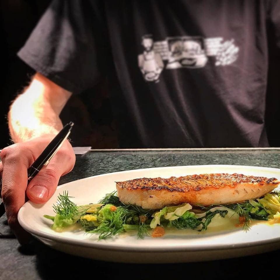Large Plates: Golden Tilefish