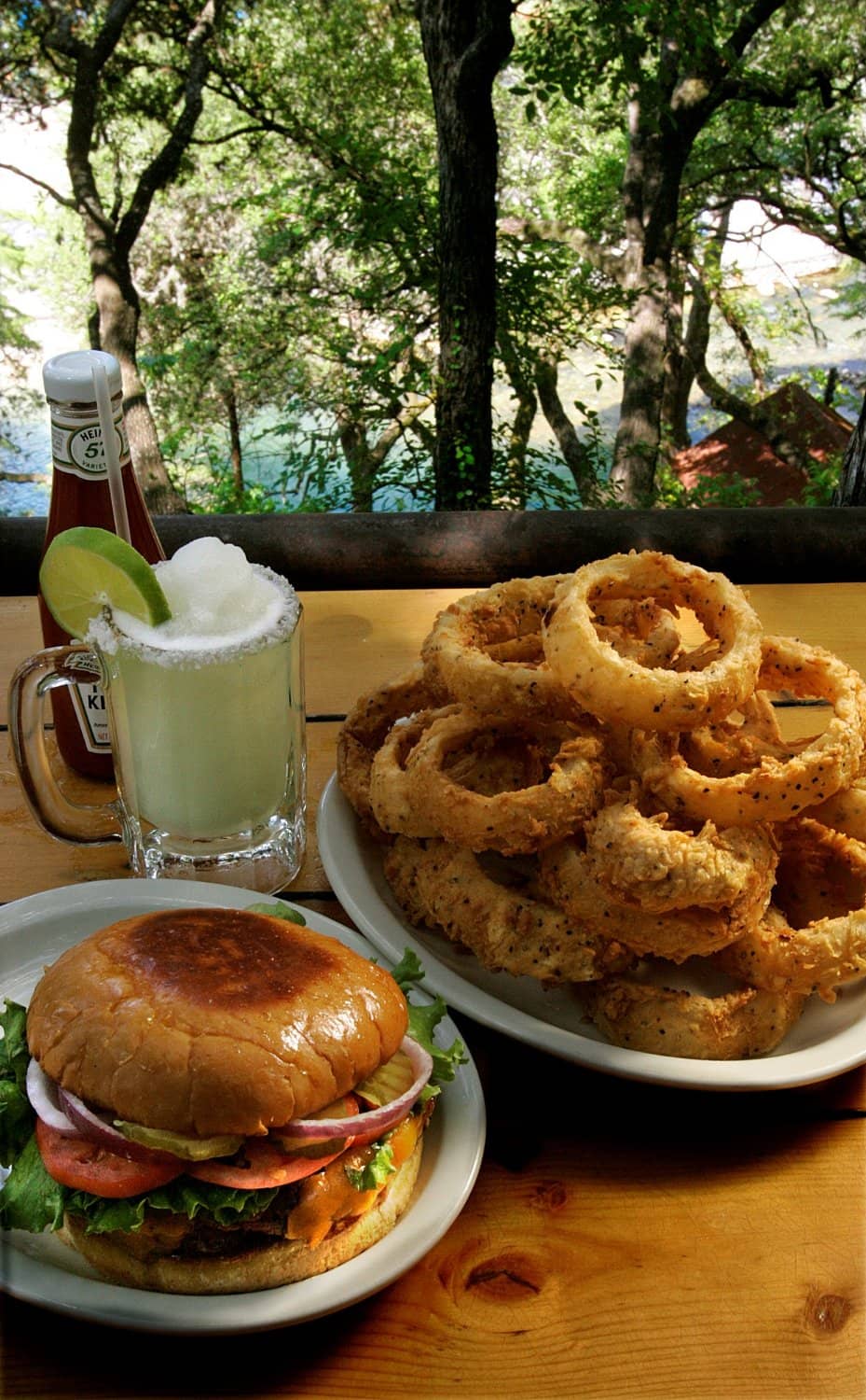 Scenic Riverfront Patio