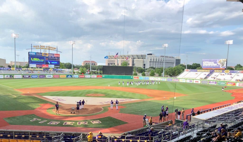 Full stadium view