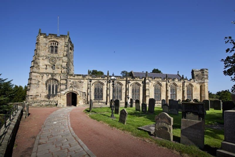 The main entrance to St Michael's