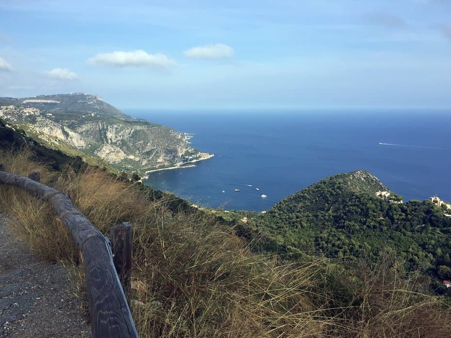 Blick zurück auf La Turbie