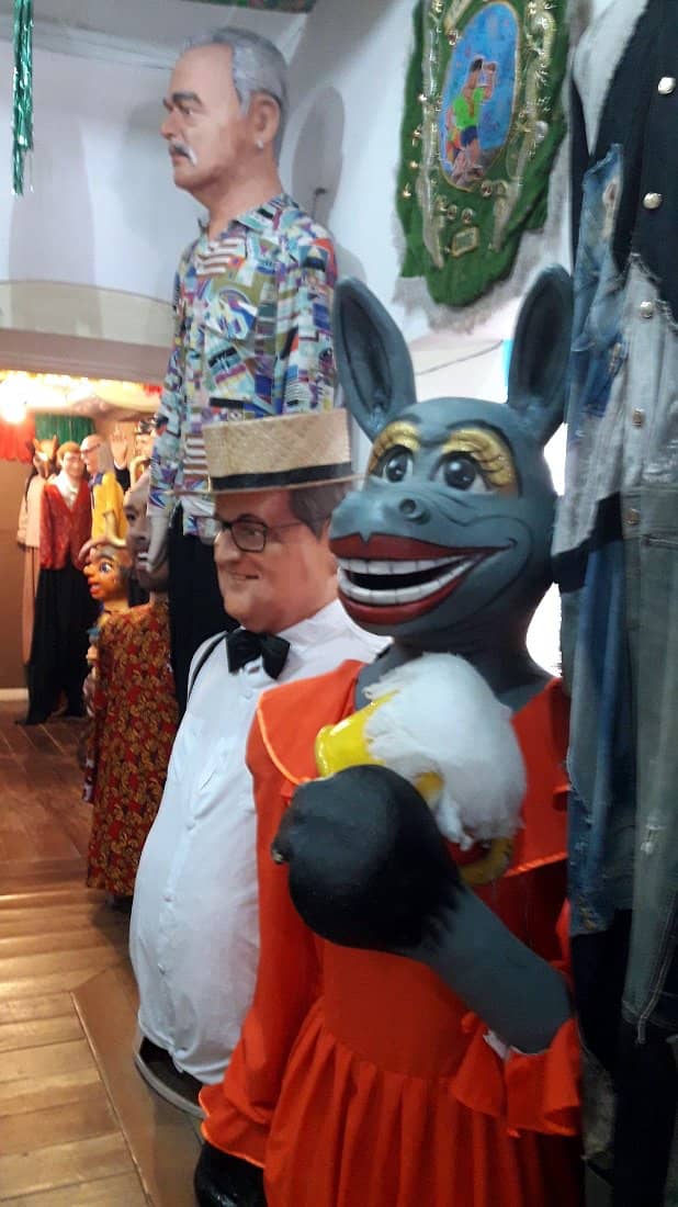 Vibrant Mamulengo Puppets