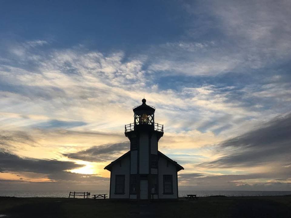 Sunset on the Mendocino Coast, Point Cabrillo