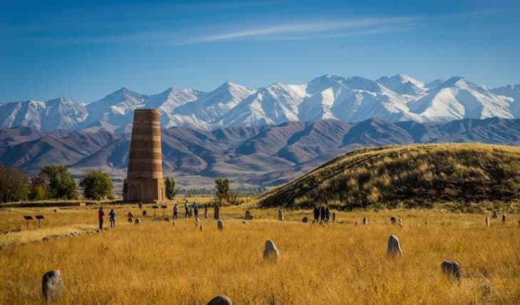 Burana Tower - it is a heritage of UNESCO and Kyrgyzstan. Also this is the main monument of the ancient culture of the Chui Valley and the famous Great Silk Road passing through its territory.