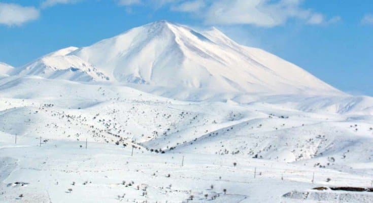 sahand in winter