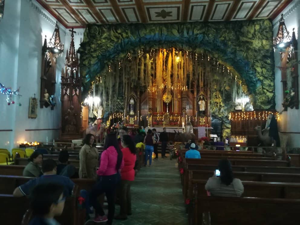 Polychrome Wood Altarpiece