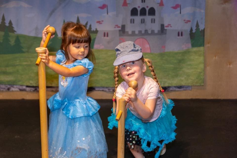 Telling their story on the Story Factory Stage!