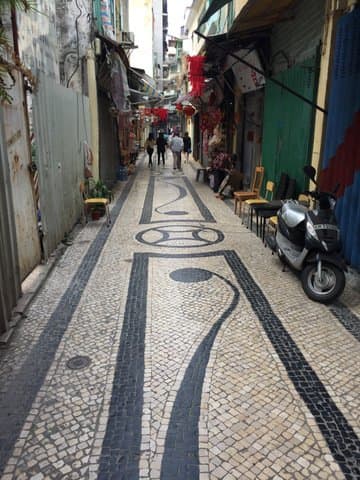 Rua Dos Ervanarios in Macau