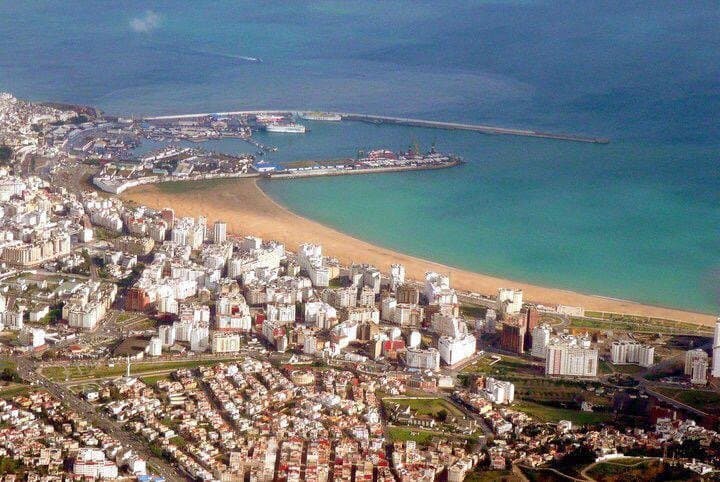 Tangier , a city with 2 oceons ..