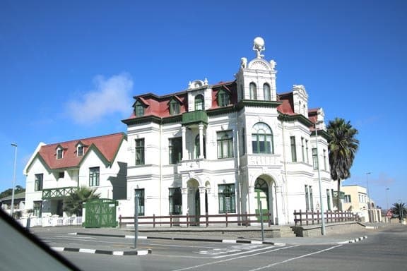 Outside of building