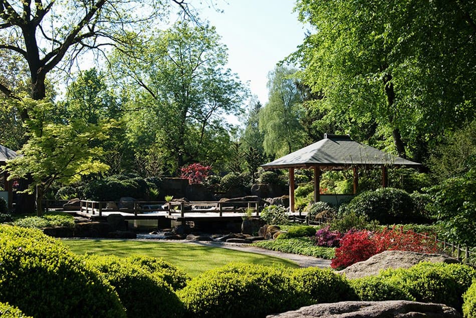 Japanischer Garten im Botanischen Garten Augsburg